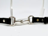 Jumbo Snaffle and Leather Bracelet