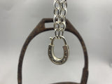Horseshoe Padlock Pendant available from Chele Clarkin Jewellery