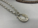 Horseshoe Padlock Pendant available from Chele Clarkin Jewellery