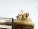 Horseshoe Studs | Diamond Solitire from Chele Clarkin Jewellery