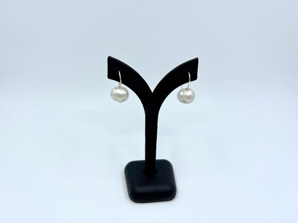 Freshwater Pearl Drop Earrings | 10mm from Chele Clarkin Jewellery