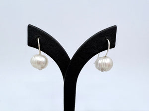 Freshwater Pearl Drop Earrings | 10mm from Chele Clarkin Jewellery