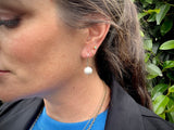 Freshwater Pearl Drop Earrings | 20mm from Chele Clarkin Jewellery