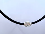 Noir Choker Necklace | Rugby ball from Chele Clarkin Jewellery