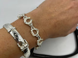 Horseshoes and Stirrups Bracelet | Small 13mm from Chele Clarkin Jewellery