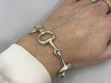 Snaffle Bit Bracelet Two-Tone from Chele Clarkin Jewellery