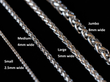 Large Wheatsheaf Chain | Sterling Silver