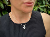 Mini Disc Tag Pendant with Diamond and Chain Set from Chele Clarkin Jewellery