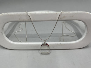 SUPER MINI Stirrup Pendant from Chele Clarkin Jewellery